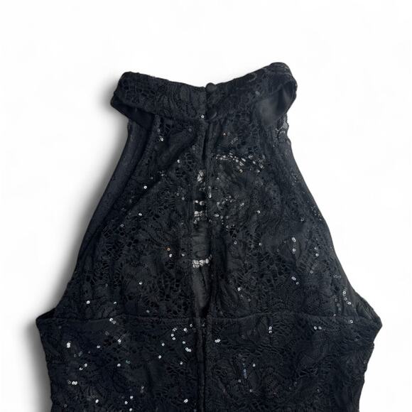 B. Darlin Black Sequin Evening Gown size 15/16 - Picture 4 of 9